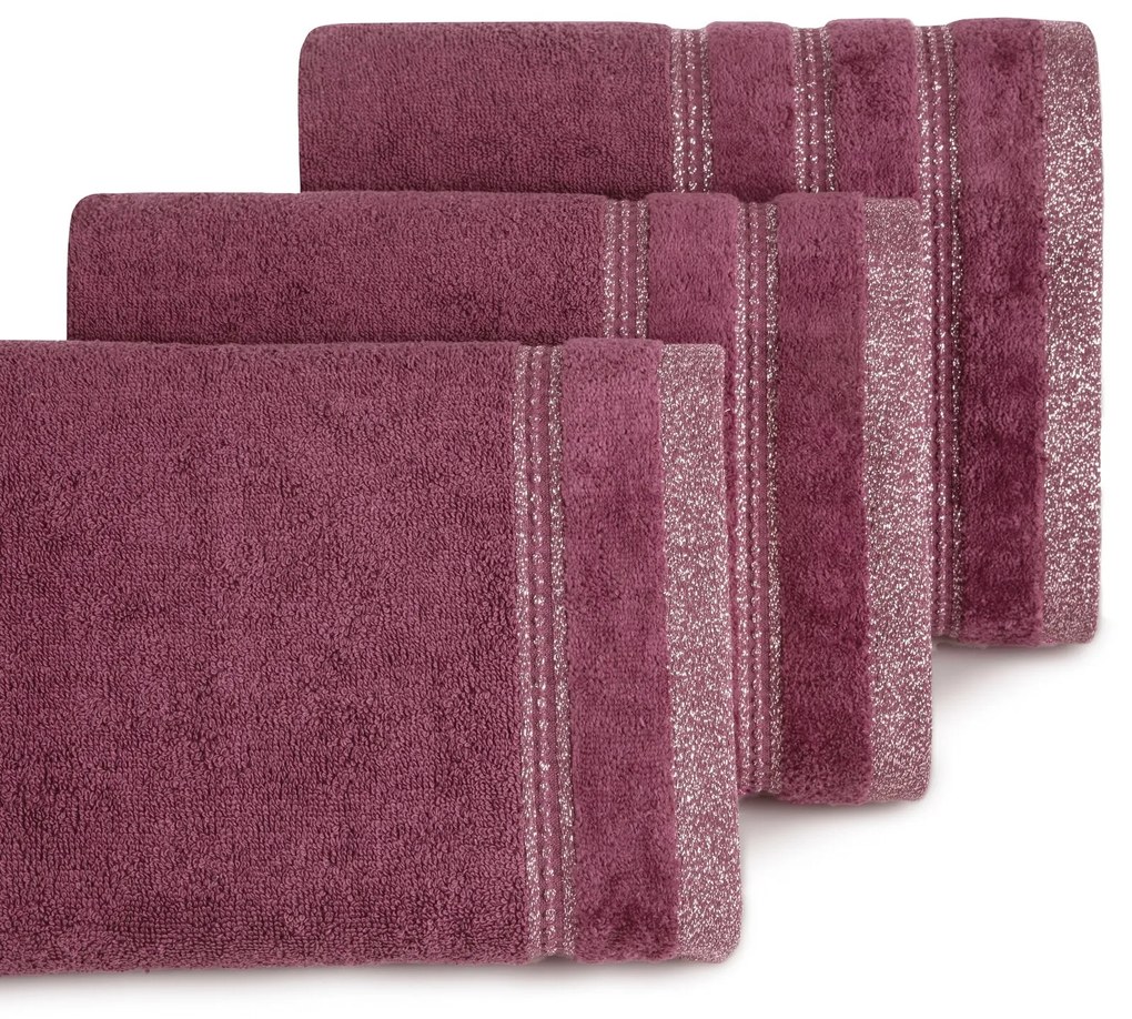 FROTÉ UTERÁK GLORY12 SADA 6KS 50X90 CM BORDOVÁ