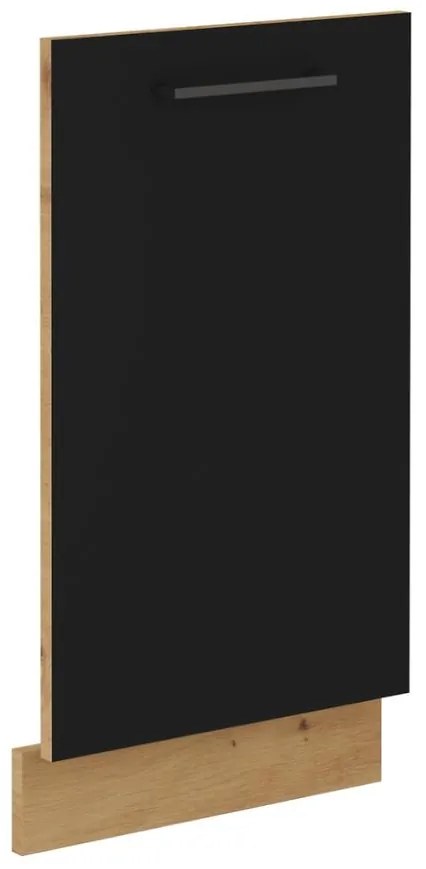 Dvierka Modena front zm 713x446 čierna/dub artisan