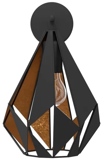 Eglo 49992 - Nástenné svietidlo CARLTON 1 1xE27/60W/230V