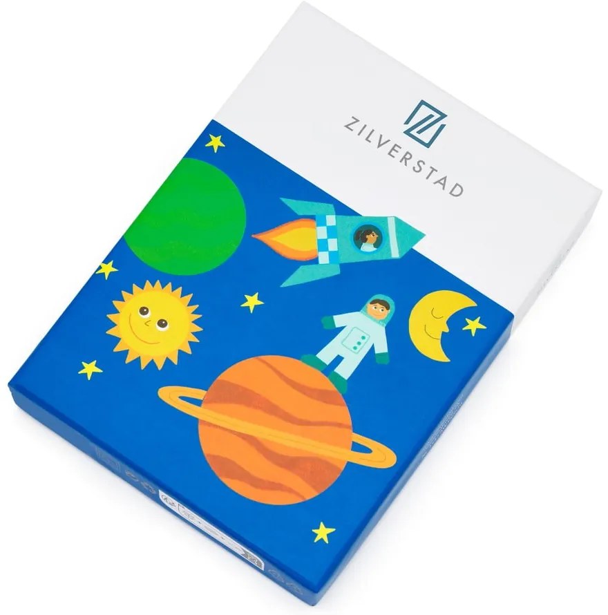 Antikoro detský príbor v striebornej farbe 4 ks Space – Zilverstad