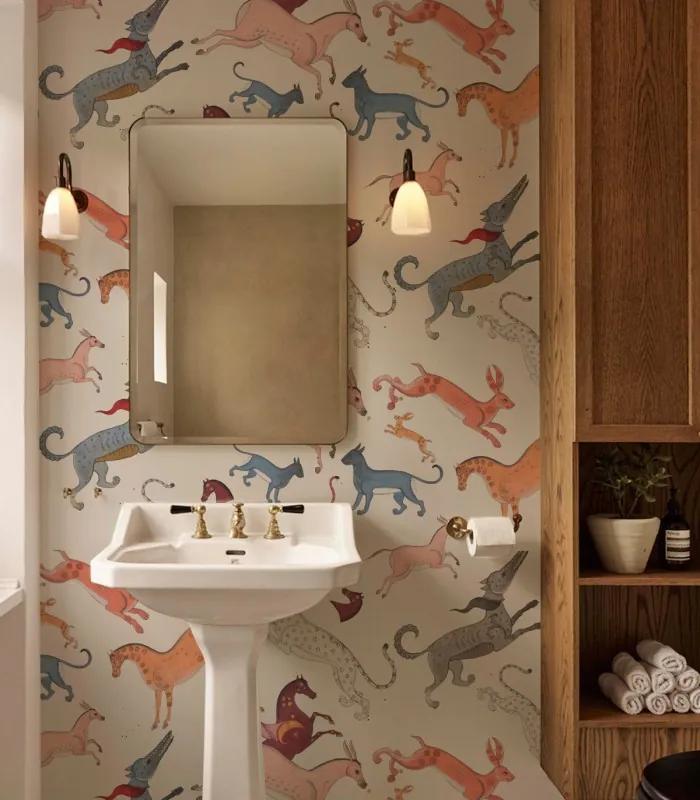 WALLCOLORS Oriental Animals wallpaper - tapeta POVRCH: Wallstick