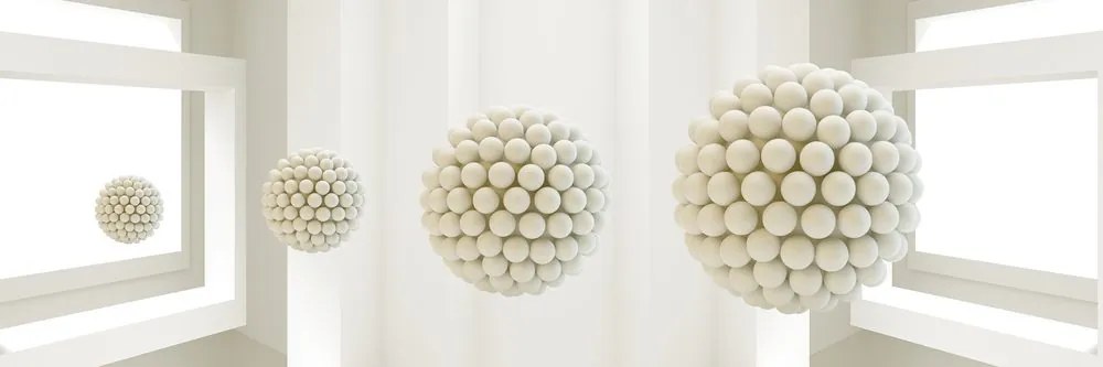 Obraz guličky v priestore