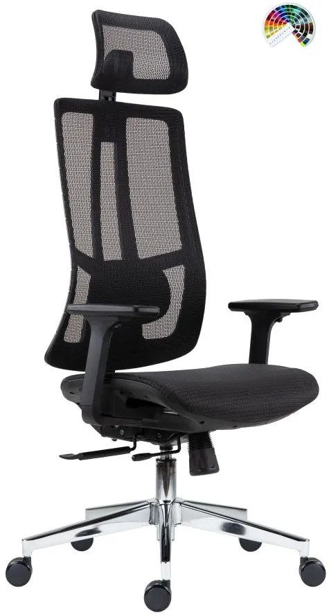 ANTARES Kancelárska stolička RUBEN CELOSIEŤ čierny