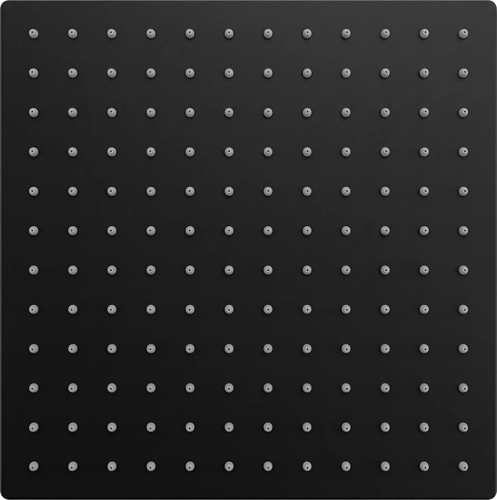 Rea Rea, štvorcová hlavová sprcha 30x30 cm, nerez, JS-P015B, čierna matná, REA-P0613
