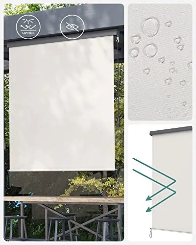 Vertikálna markíza 140 x 250 cm SONGMICS GSA145BE