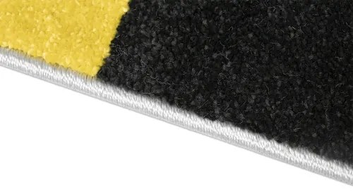 Koberce Breno Kusový koberec ALORA A1027 Yellow, sivá, viacfarebná,140 x 200 cm