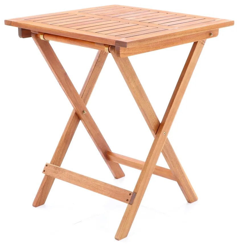 Záhradná stolová zostava Kled - 2 miesta, hnedá