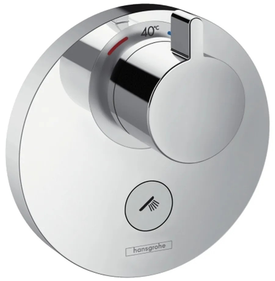 Hansgrohe ShowerSelect S, termostatická batéria Highflow pod omietku pre 1 spotrebič a ďalší výtok, chrómová, HAN-15742000