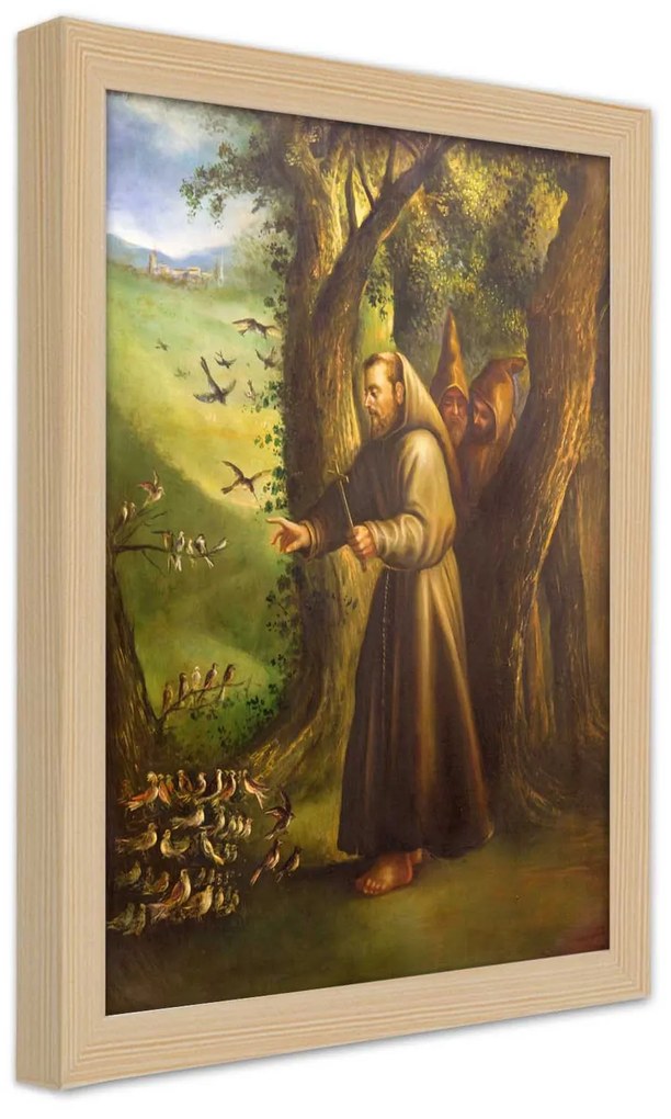 Gario Plagát Svätý František z Assisi Farba rámu: Bez rámu, Rozmery: 30 x 45 cm