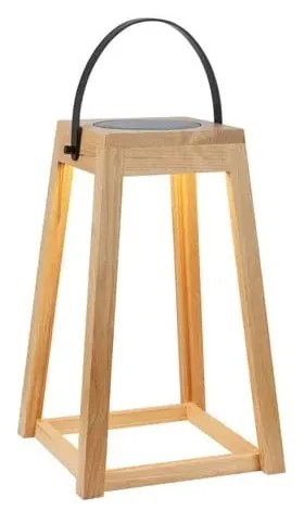 Hnedý vonkajší solárny LED lampáš na USB (výška 54 cm) Nordic – Markslöjd