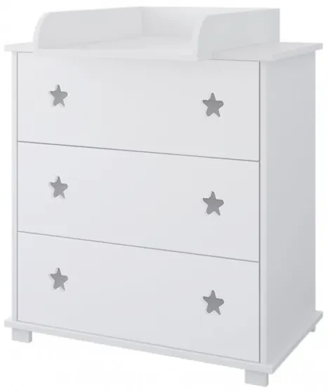 Komoda HVIEZDY s 3 zásuvkami - VIAC FARIEB