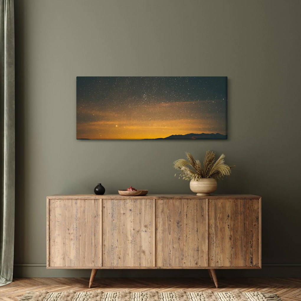 Obraz hviezdneho neba (120x50 cm)