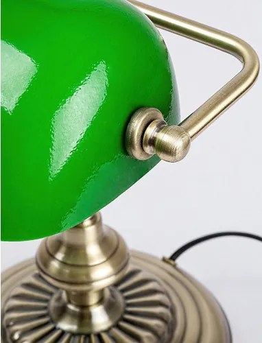 Bank zelená office lampa Rabalux 4038 27*33*20 1*E27