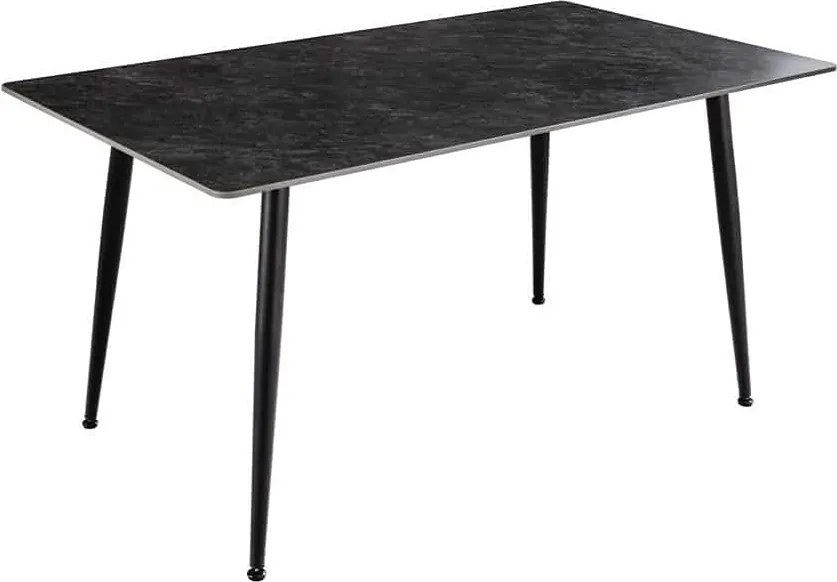 Keramický jedálenský stôl Garold 120 cm antracitový