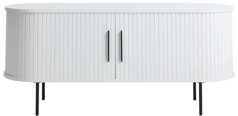 Biely TV stolík 120x56x40 cm Nola – Unique Furniture