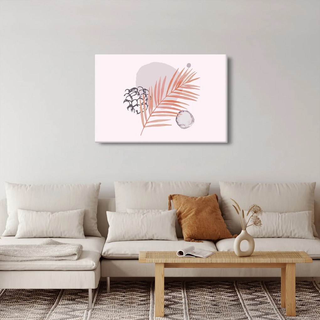 Obraz - Fialový minimalizmus N⁰3 (90x60 cm)