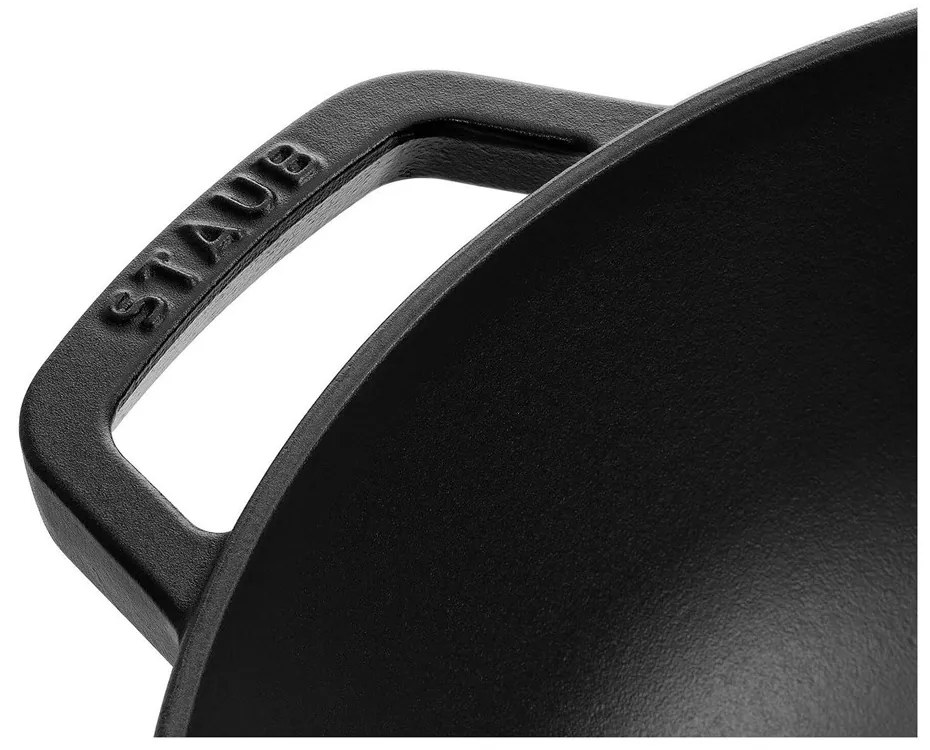 Staub Panvica Wok STAUB 30 cm čierna 4,19l