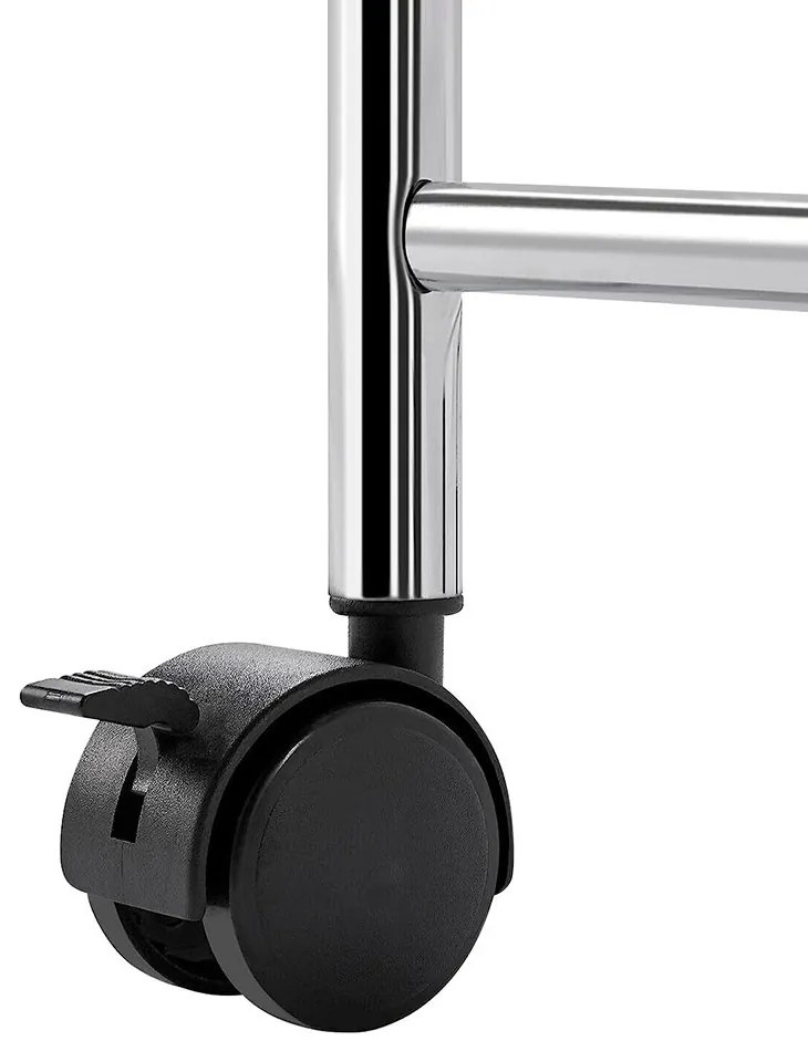 Mobilný úložný vozík s 15 zásuvkami, rôzne farby, biely