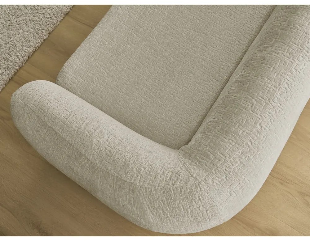 Svetlohnedá ženilková rozkladacia pohovka 228 cm Neyo – Bobochic Paris