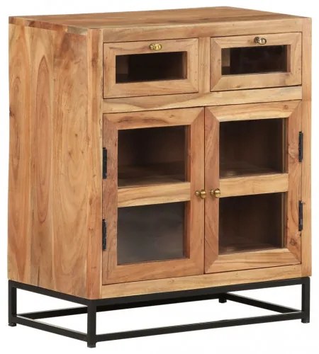vidaXL Komoda 60x35x70 cm masívne akáciové drevo-