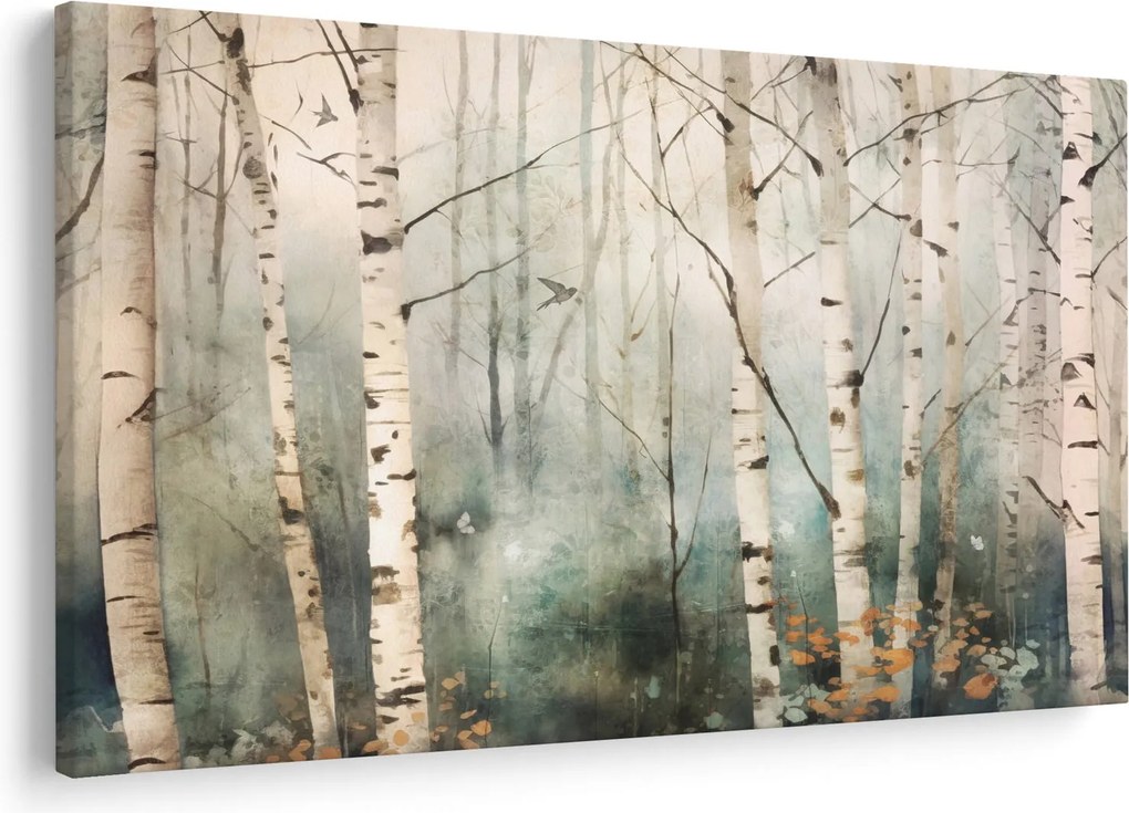 Obraz - Kresba lesného vzoru (90x60 cm)