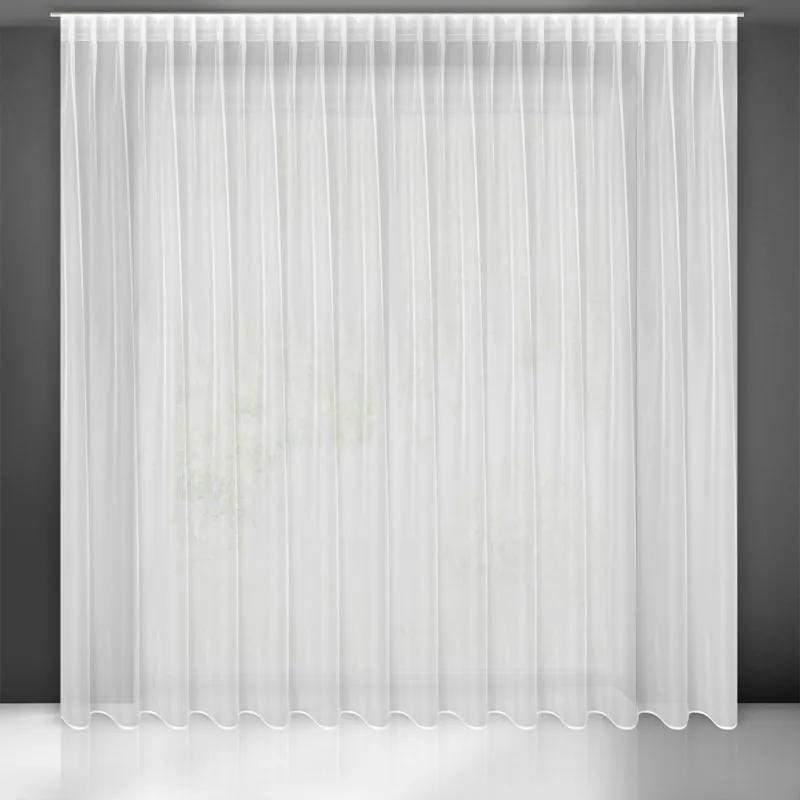 Biela záclona na flex páske TONIA 400x270 cm