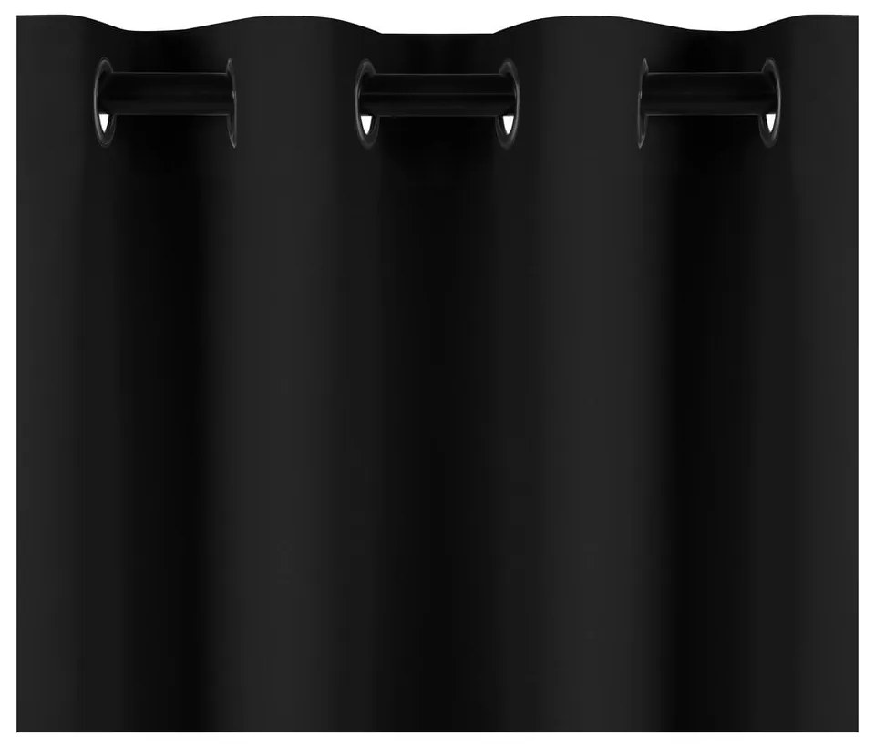 Čierny termo/dimout záves 140x245 cm Kierra – Restilo