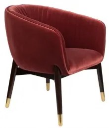 Lounge křeslo DUTCHBONE DOLLY, burgundy FR Dutchbone 3100091