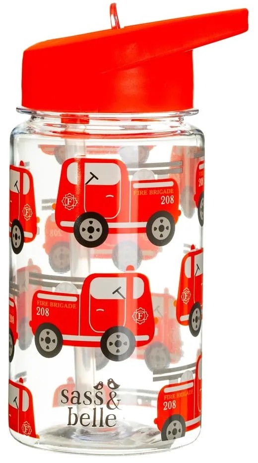 Detská fľaša na vodu Sass & Belle Drink Up Engine, 400 ml