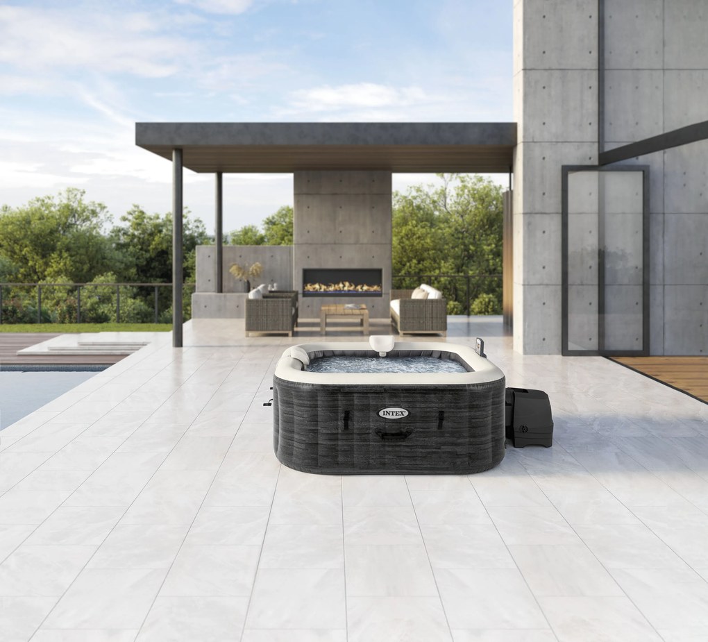 Intex | Vírivý bazén Pure Spa Greystone Deluxe Bubble Spa 4 NP | 11400294