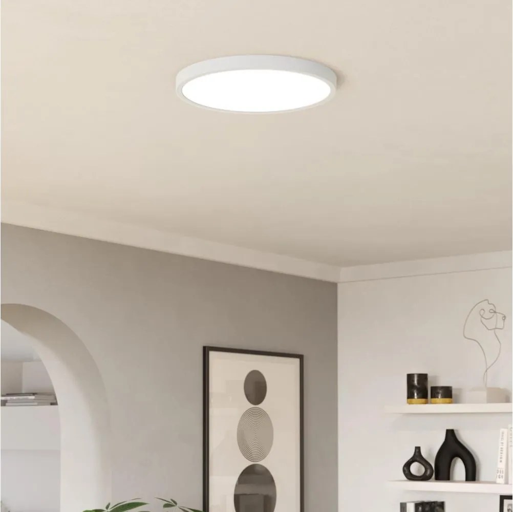 Eglo 901309-LED Stropné svietidlo FUEVA LED/17W/230V 2700/4000/6500K pr. 38,9 cm biela