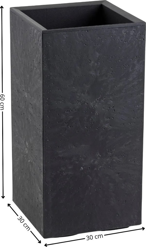 Kvetináč na kolieskach BETONIQUE 30x60 cm - výber z 7 prevedení