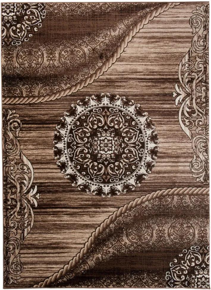 Kusový koberec Leila hnedý, Velikosti 60x100cm