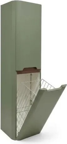 Vysoká skrinka SAT Fusion 40x149x33 cm eukalyptovo zelená matná SATFUSIONV40EZK