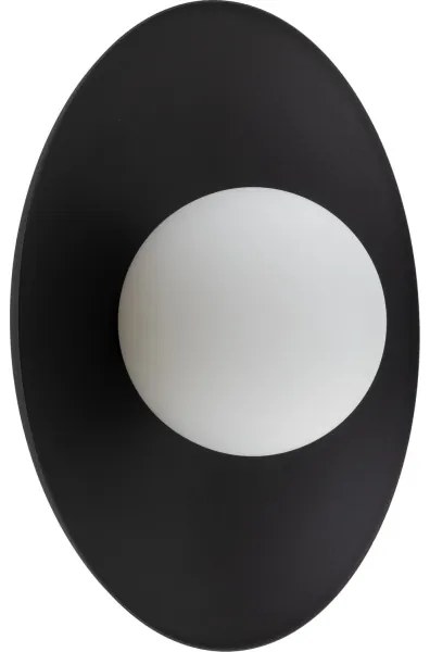 Nástenné svietidlo SLATE 1xG9/8W/230V pr. 28 cm čierna