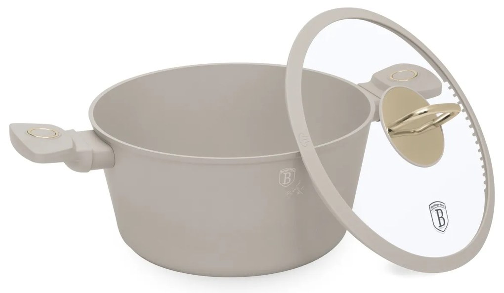 BerlingerHaus Kastról s titánovým povrchom a pokrievkou Sahara 24 cm, 24 cm