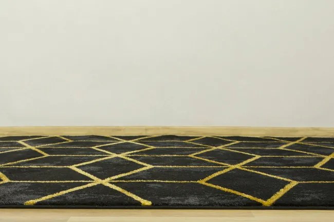 Koberec FESTIVAL 5871A žltý / čierný