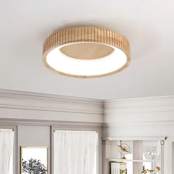 Brilagi - LED stropné svietidlo FALCON WOOD MODERN LED/30W/230V pr. 45 cm drevo