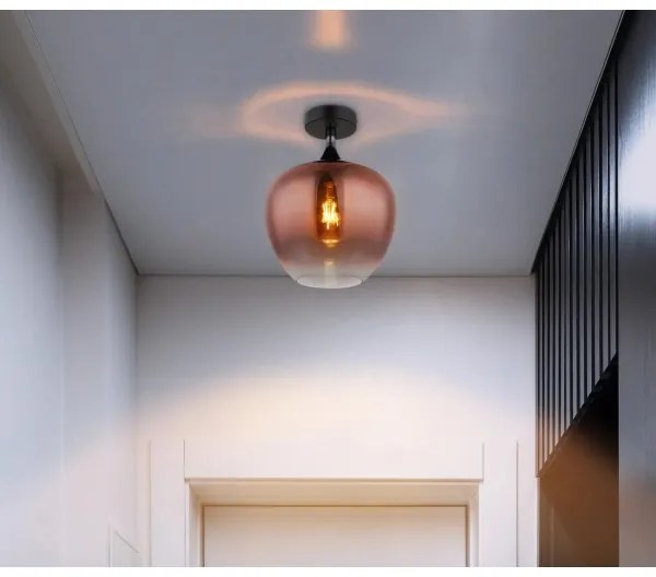 Globo 15548DG - Stropné svietidlo MAXY 1xE27/40W/230V medená