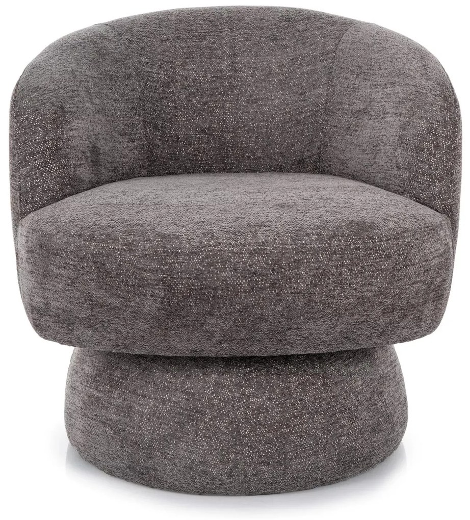 Designové otočné křeslo Cosmic šedé