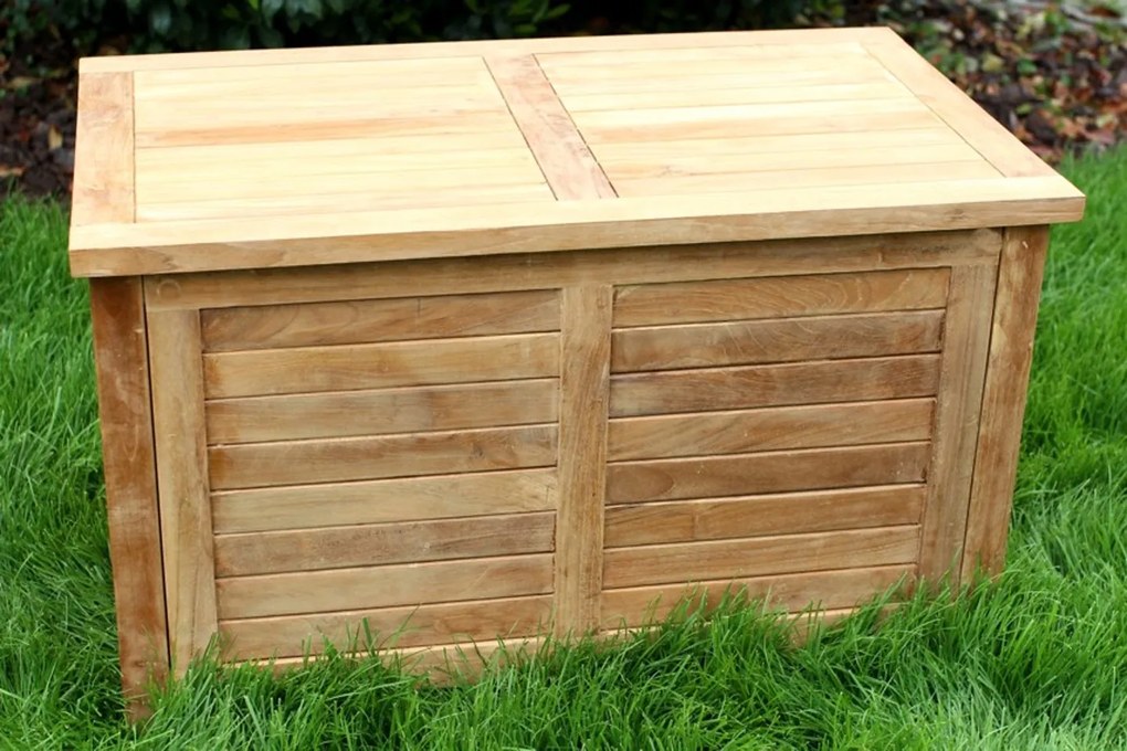 Záhradná drevená truhla I. na podušky 100 cm