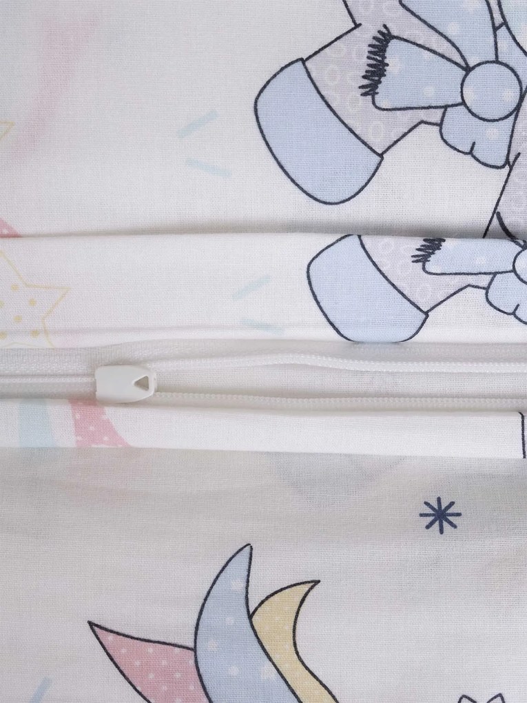 Bavlnená obliečka na vankúš Renforcé 50 × 70 cm - Kúzelné jednorožce