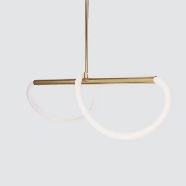 LED luster na lanku SUPREME LED/18W/230V 80 cm zlatý