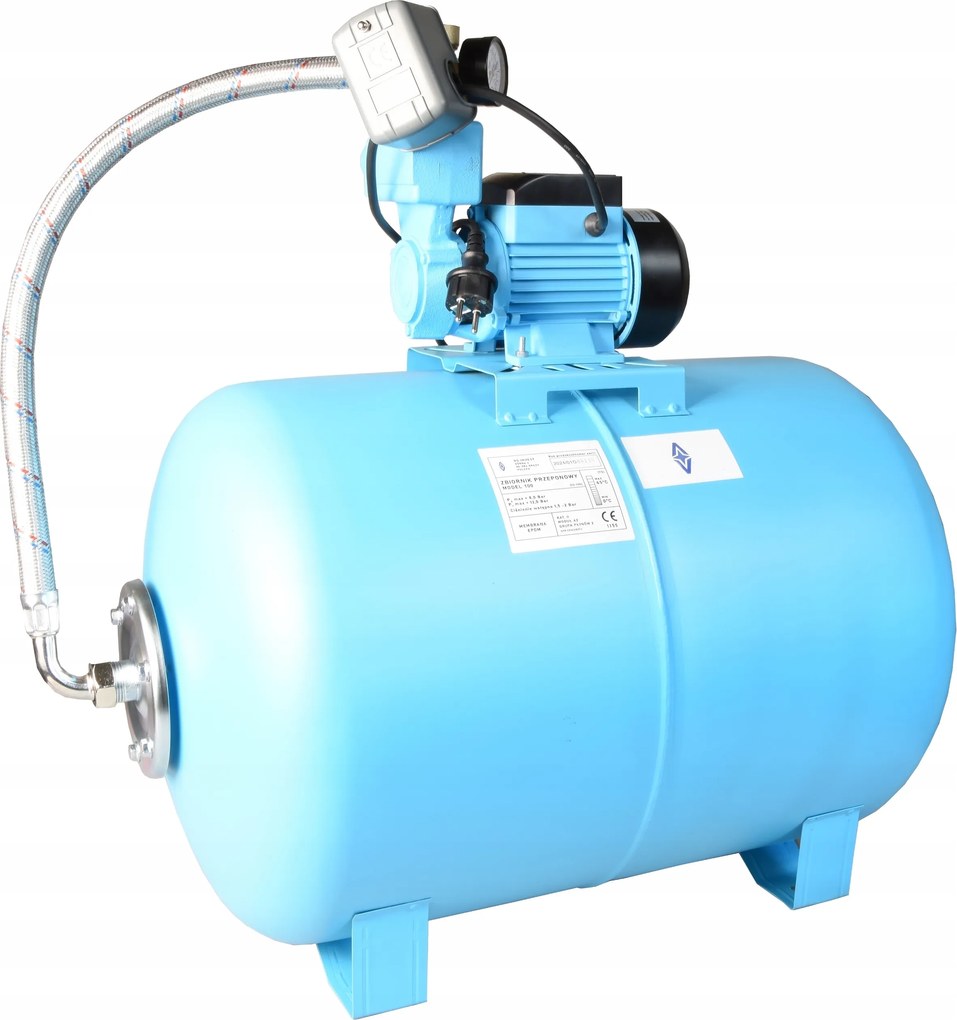 Hydrofor 100 L Nádrž Na Vodu Hydroforová Pumpa Wz 250P Sada