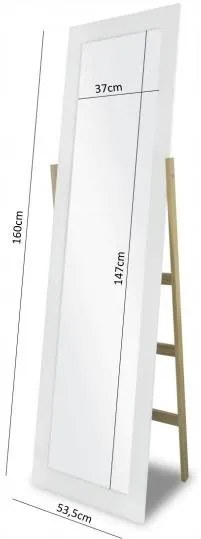 Kvailtné samostatne stojace zrkadlo 160 cm
