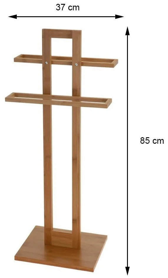 Stojan na uteráky Bamboo 2, bambus