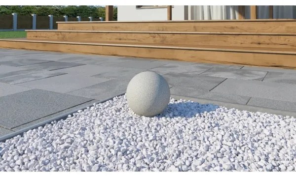 Kanlux 36590 - Vonkajšia lampa STONO 1xE27/15W/230V pr. 31,5 cm IP65