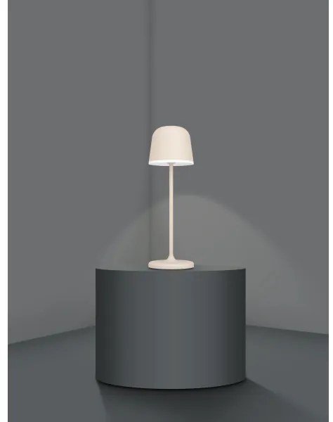 Eglo 900461-LED Stmievateľná vonkajšia lampa MANNERA 2,2W/5V 1800mAh béžová IP54