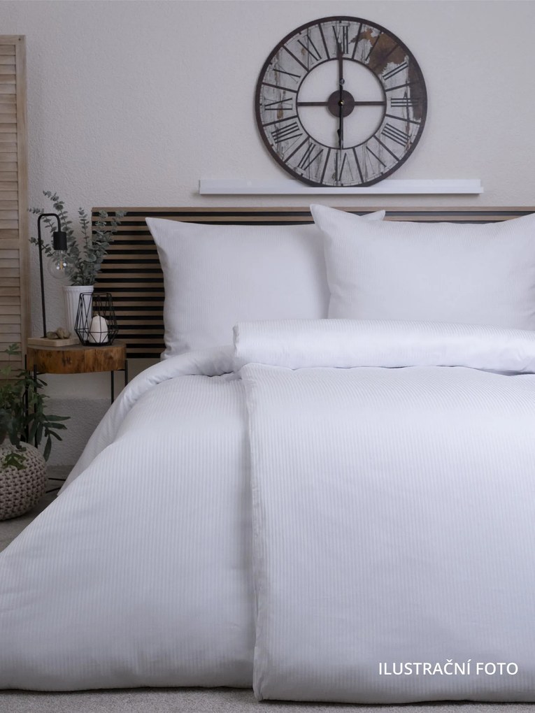 Hotelový povlak na prikrývku 240 x 220 cm - prúžok 2 mm