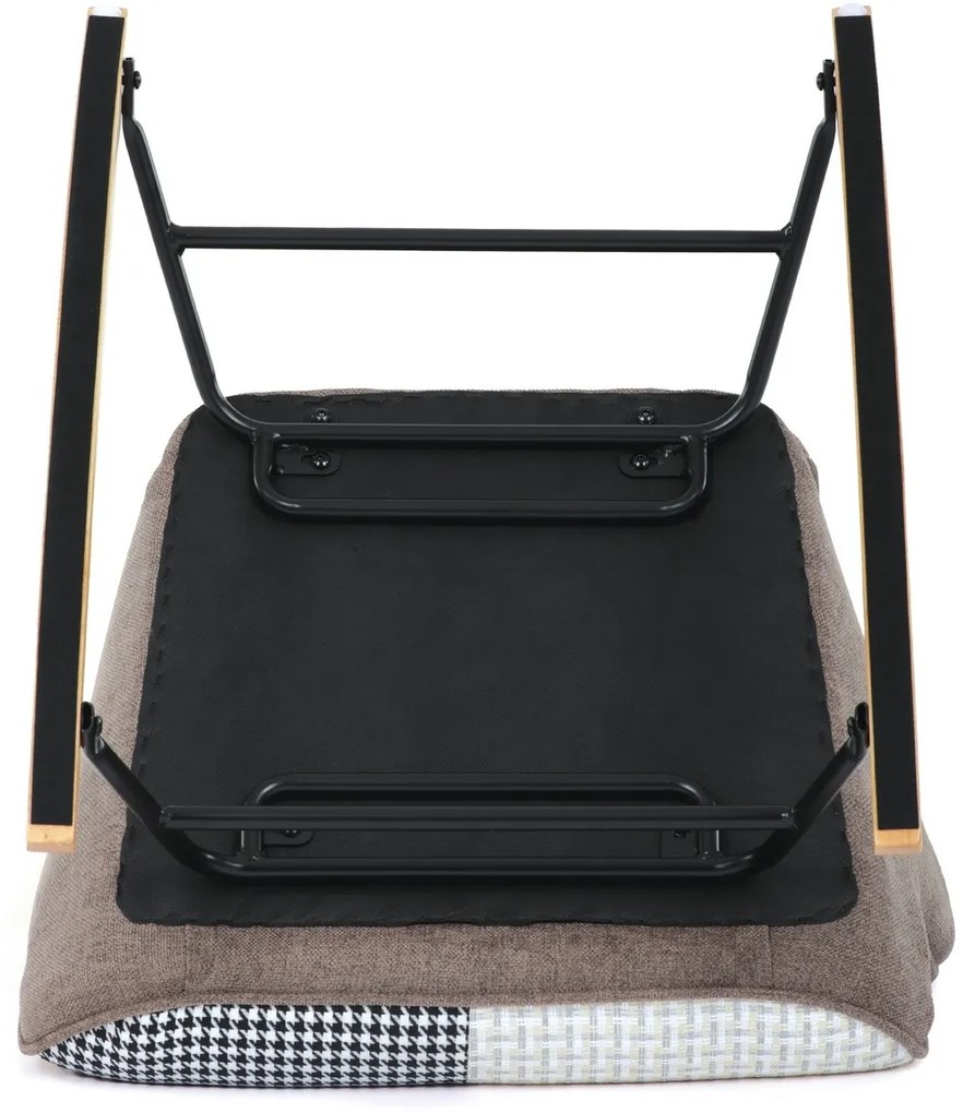 Hojdacie kreslo PW2, patchwork